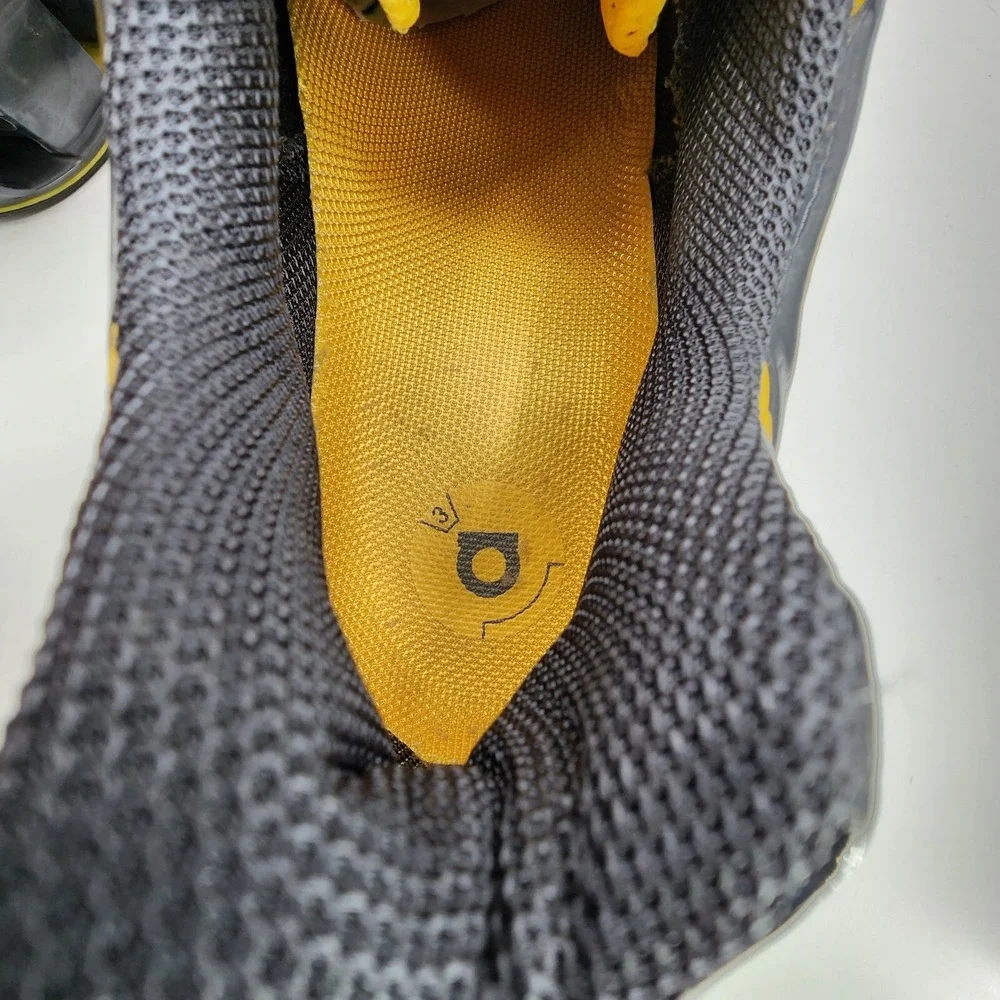 Adidas ZX 8000 PB Running Shoes Mens 12 Dark‎ Gray Yellow Bounce Sole Sneakers